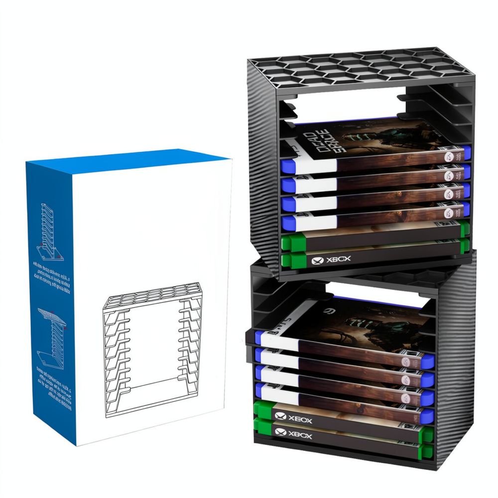 Gaming Console Display Case - Wieża do przechowywania kart do gier,