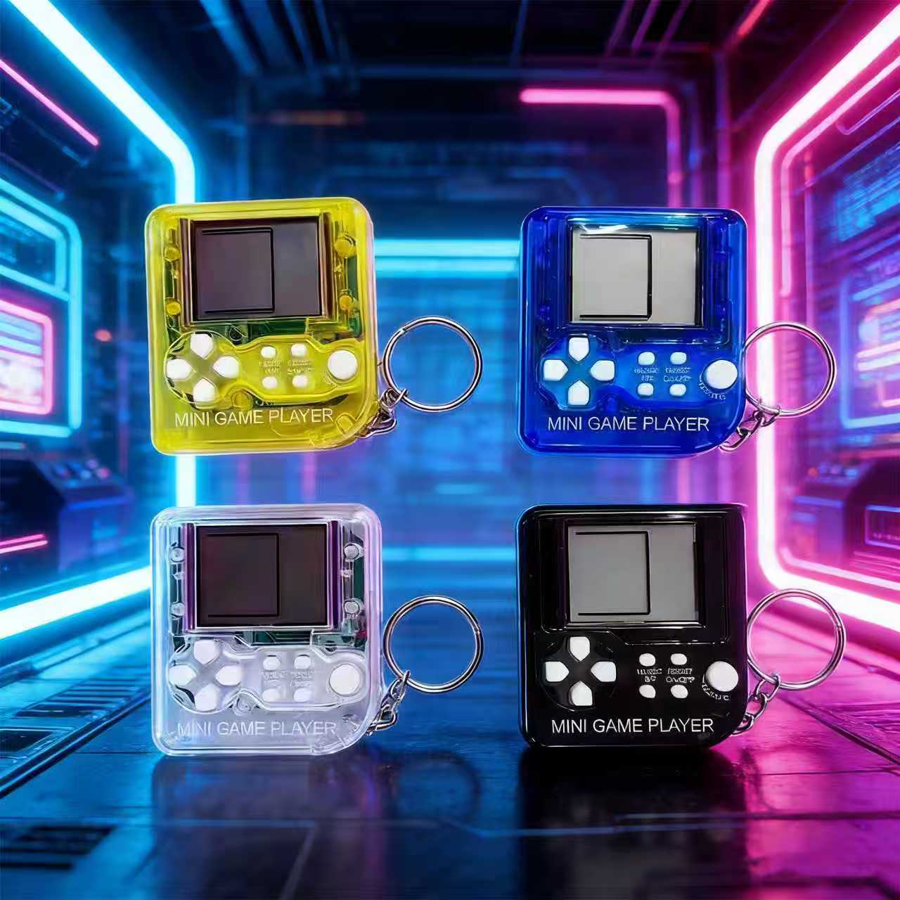 Gaming Console Keychain - Retro Mini Konsola Przenośna do Gier