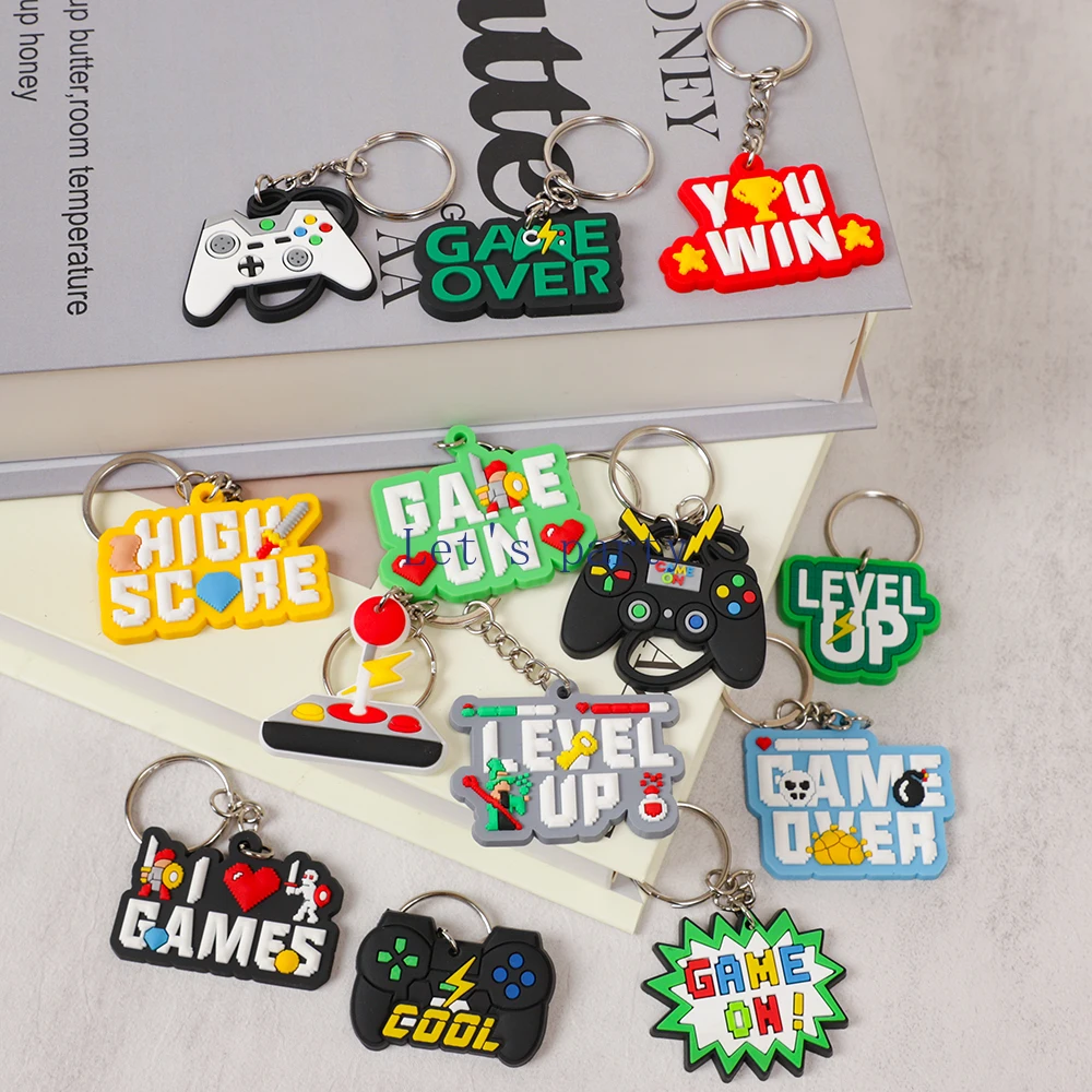 Gaming Console Keychain - 13Pcs Gra wideo na temat PVC