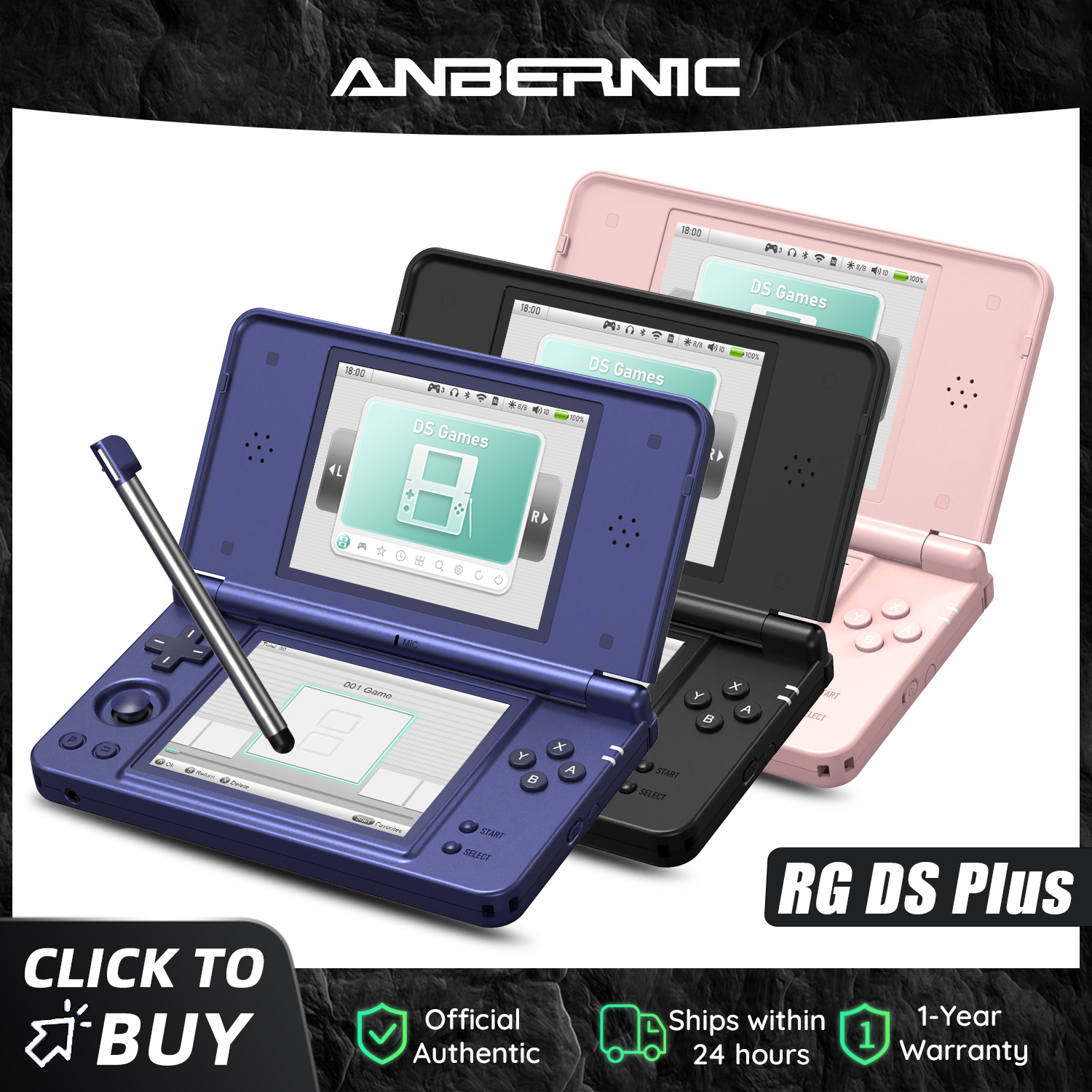 Gaming Console Under 5000 - Anbernic RG DS Plus – przenośna