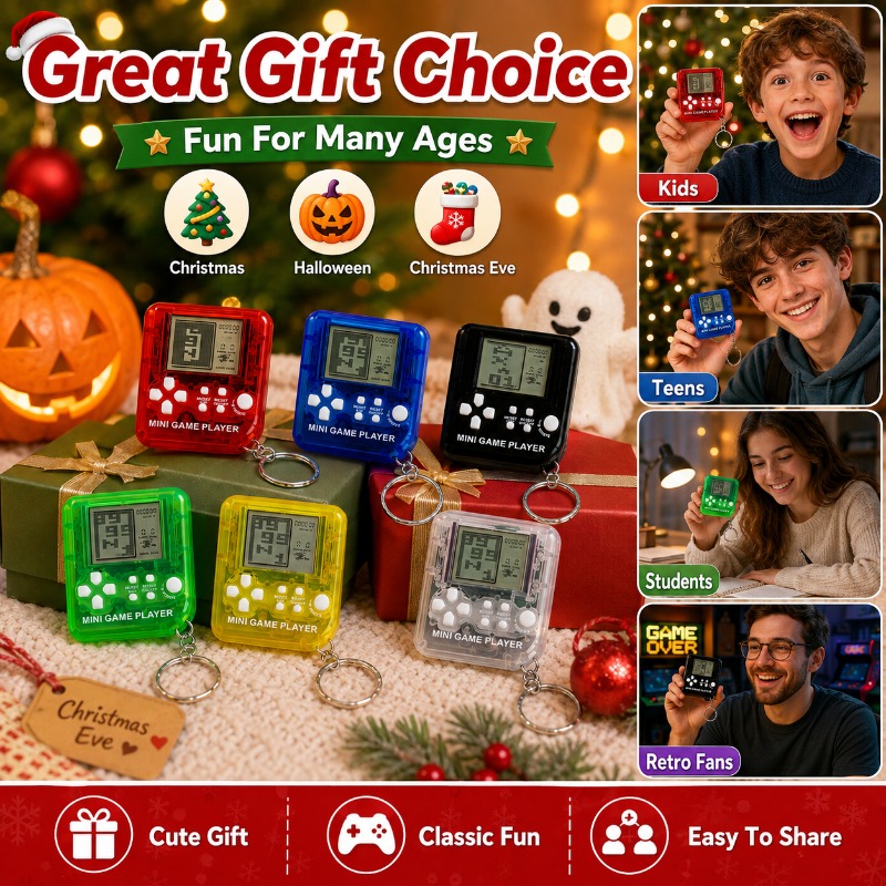 Mini konsola do gry Tetris, br – Gaming Console Keychain recenzja i cena