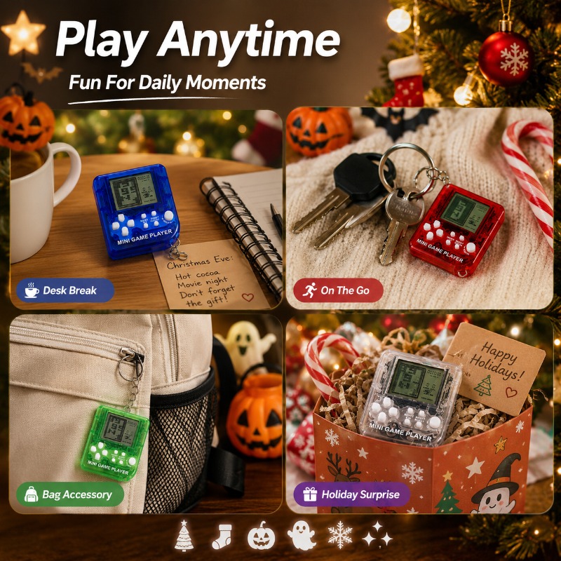 Mini konsola do gry Tetris, br – Gaming Console Keychain recenzja i cena
